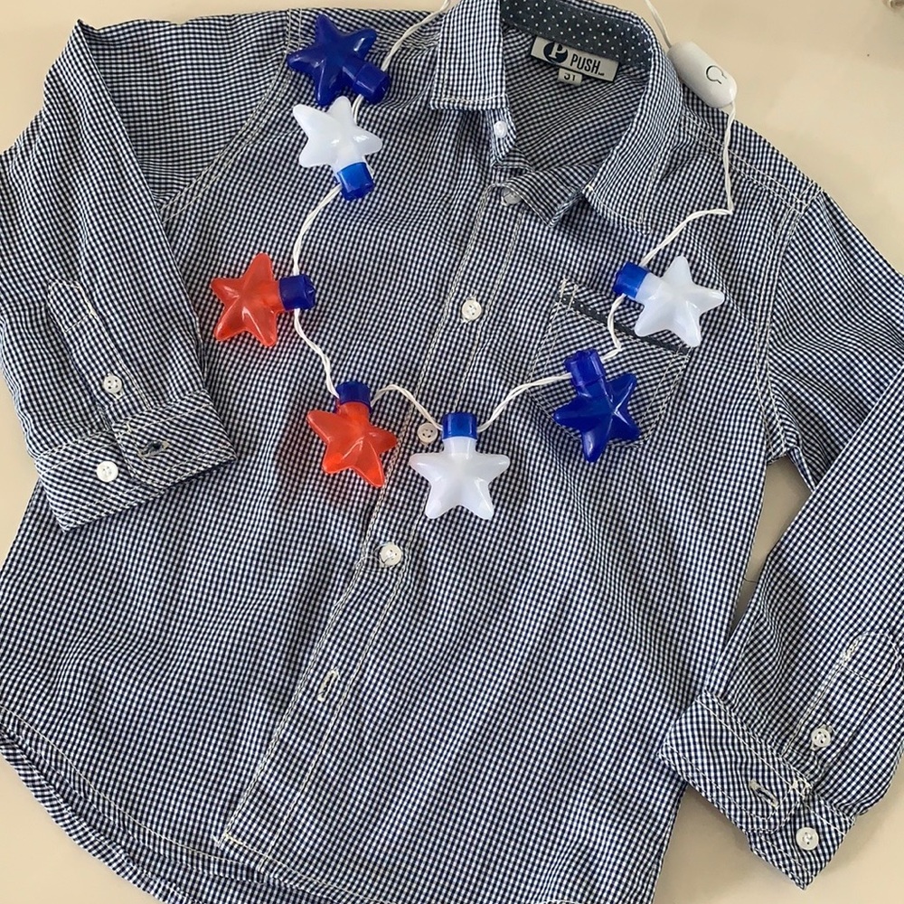 Gingham Toddler Shirt